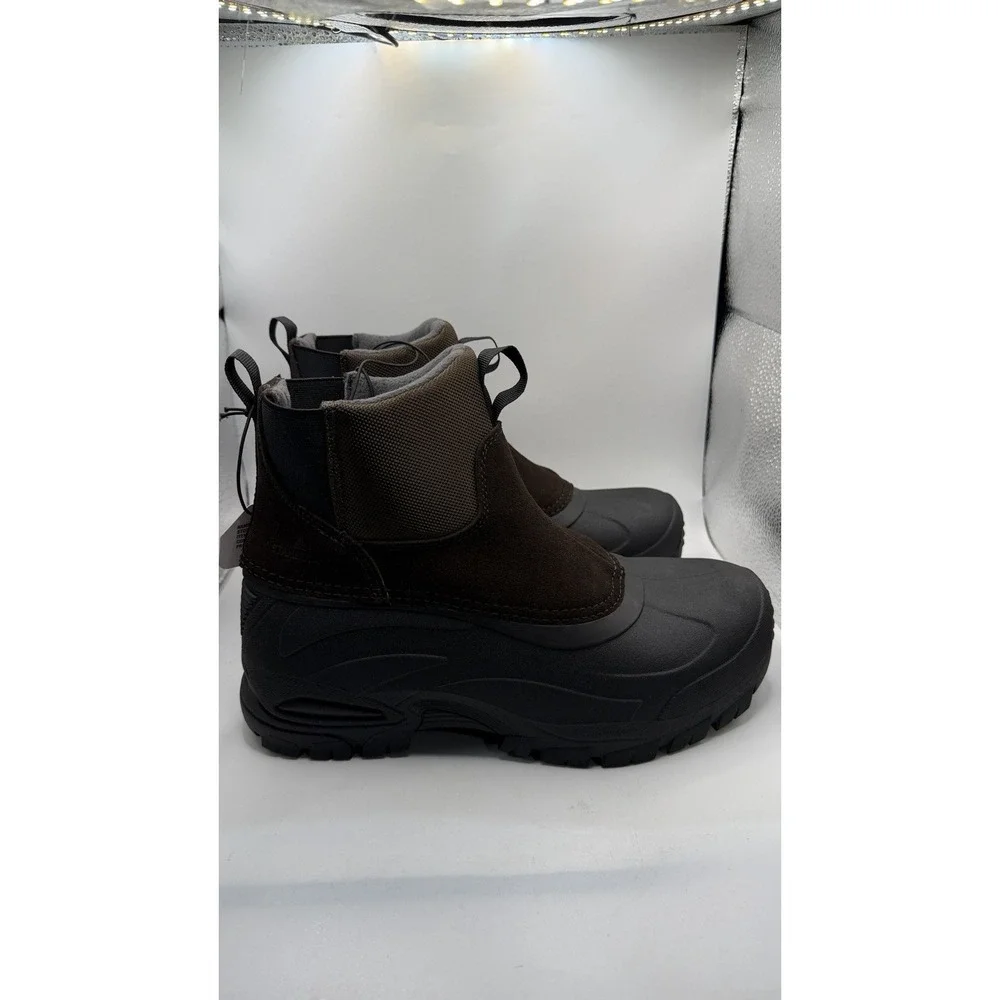 Staheekum Men's Size 10 Pull-on Winter Boots Cold Rated -20 degrees Brown
